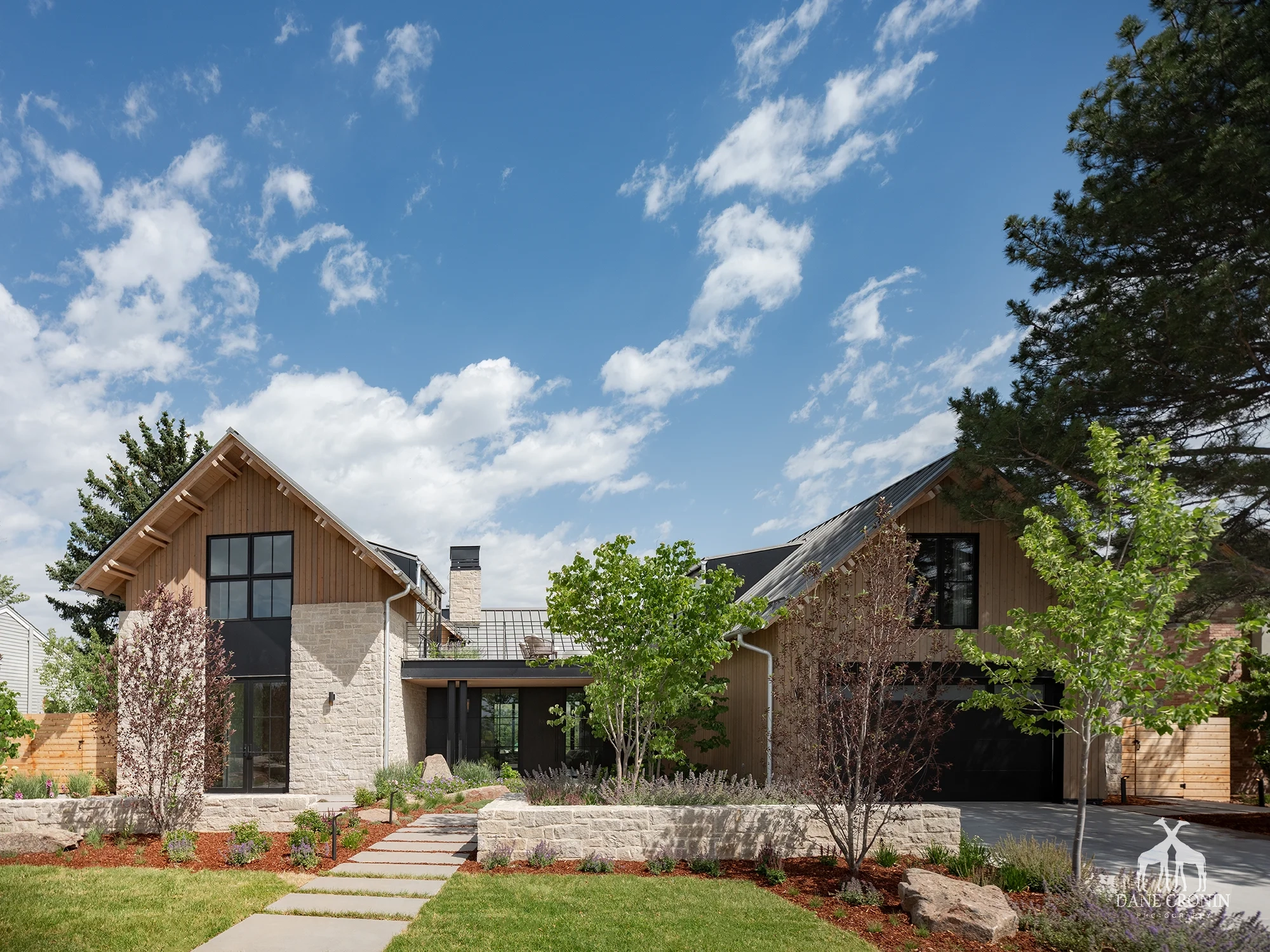 A residential landscape design by Green Landscape Solutions and photographed by Dane Cronin in Boulder, Colorado.